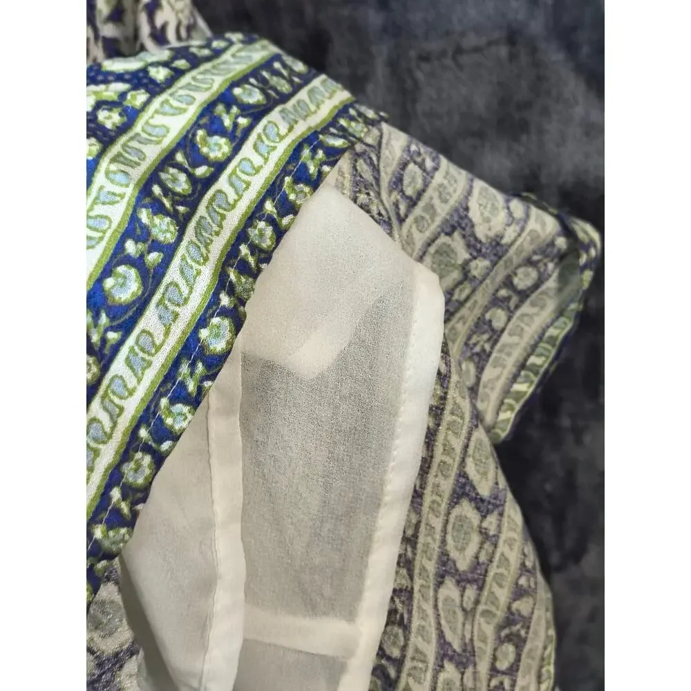 Lucky Brand Floral Paisley Maxi Dress Women's Large - Picture 10 of 11